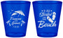 Custom Wedding Plastic Shot Glasses - Started On The Beach | 310