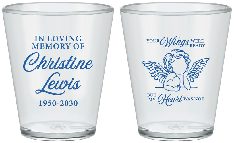 Custom Memorial Plastic Shot Glasses - In Loving Memory | 310000