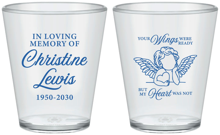 Custom Memorial Plastic Shot Glasses - In Loving Memory | 310000