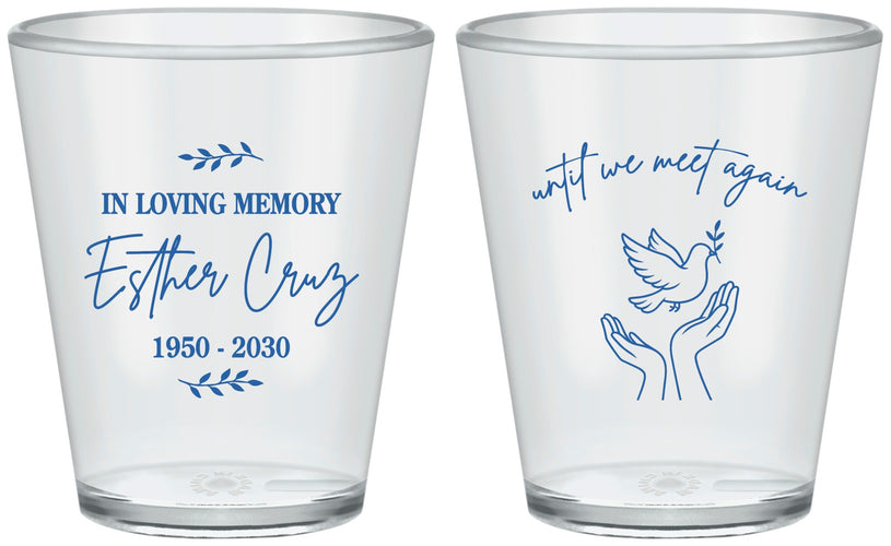 Custom Memorial Plastic Shot Glasses - In Loving Memory | 310004