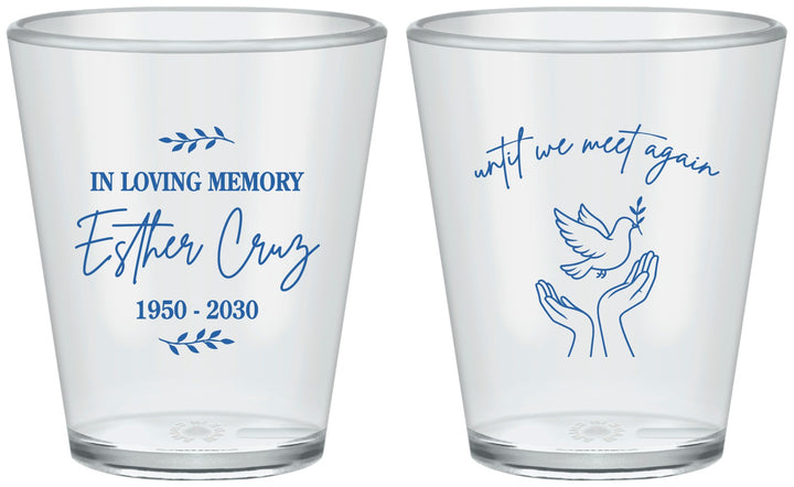 Custom Memorial Plastic Shot Glasses - In Loving Memory | 310004