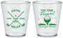 Custom Memorial Plastic Shot Glasses - Fairway To Heavens | 310007
