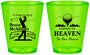 Custom Memorial Plastic Shot Glasses - Fairway To Heavens | 310008