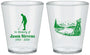 Custom Memorial Plastic Shot Glasses - Heavens Finest Fairways | 310009