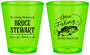 Custom Memorial Plastic Shot Glasses - Gone Fishing | 310023