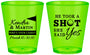 Custom Wedding Plastic Shot Glasses - Took A Shot Golf | 320