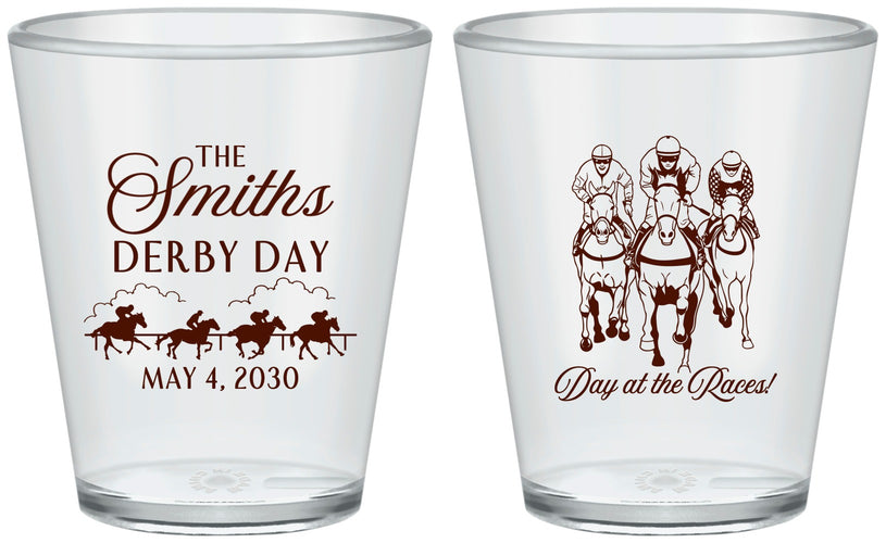 Custom Derby Day Plastic Shot Glasses - Day At The Races | 320009