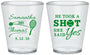 Custom Wedding Plastic Shot Glasses - Took A Shot Tennis | 321