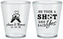 Custom Wedding Plastic Shot Glasses - Took A Shot Soccer | 322