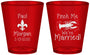 Custom Wedding Plastic Shot Glasses - Crawfish Boil | 330