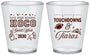 Custom Homecoming Plastic Shot Glasses - Touchdowns And Tiaras | 330010
