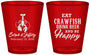 Custom Wedding Plastic Shot Glasses - Crawfish Boil | 335
