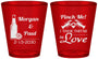 Custom Wedding Plastic Shot Glasses - Crawfish Boil Pinch Me | 337