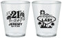 Custom 21st Birthday Plastic Shot Glasses - Legal At Last Vegas | 340003