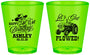 Custom 21st Birthday Plastic Shot Glasses - Lets Get Plowed | 340012