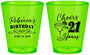 Custom 21st Birthday Plastic Shot Glasses - Cheers To Twenty One Years | 340019