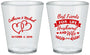 Custom Wedding Plastic Shot Glasses - Best Friends For Life | 349