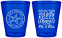 Custom Wedding Plastic Shot Glasses - Sandy Feet Salty Kisses | 355