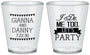 Custom Wedding Plastic Shot Glasses - I Do Me Too | 363