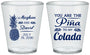 Custom Wedding Plastic Shot Glasses - Pina Colada | 364