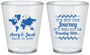 Custom Wedding Plastic Shot Glasses - Journey Traveling With | 374