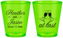 Custom Wedding Plastic Shot Glasses - At Last | 382