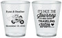 Custom Wedding Plastic Shot Glasses - Journey Traveling With | 385