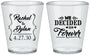Custom Wedding Plastic Shot Glasses - We Decided On Forever | 386