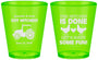 Custom Wedding Plastic Shot Glasses - Got Hitched Tractor | 397