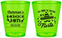 Custom Bachelor Party Plastic Shot Glasses - Siesta Fiesta Mexican | 40000