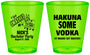 Custom Bachelor Party Plastic Shot Glasses - Fiesta Mexican | 40004