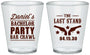 Custom Bachelor Party Plastic Shot Glasses - The Last Stand | 40016