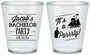Custom Bachelor Party Plastic Shot Glasses - Boat | 40023