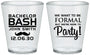 Custom Bachelor Party Plastic Shot Glasses - Formal | 40030