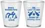 Custom Bachelor Party Plastic Shot Glasses - The Last Stand | 40035
