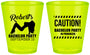 Custom Bachelor Party Plastic Shot Glasses - Strip Club | 40037