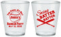 Custom Bachelor Party Plastic Shot Glasses - Baseball | 40038