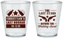 Custom Bachelor Party Plastic Shot Glasses - Last Stand | 40046