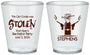 Custom Bachelor Party Plastic Shot Glasses - Stolen | 40049
