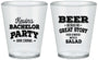 Custom Bachelor Party Plastic Shot Glasses - Great Story | 40057