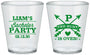 Custom Bachelor Party Plastic Shot Glasses - Hunt Is Over | 40082