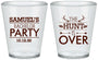 Custom Bachelor Party Plastic Shot Glasses - Hunt Is Over | 40084