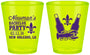 Custom Bachelor Party Plastic Shot Glasses - Mardi Gras | 40085
