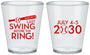 Custom Bachelor Party Plastic Shot Glasses - Baseball | 40087
