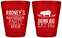 Custom Bachelor Party Plastic Shot Glasses - Bbq | 40088