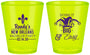 Custom Bachelor Party Plastic Shot Glasses - Mardi Gras | 40089
