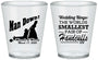 Custom Wedding Plastic Shot Glasses - Man Down | 407