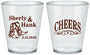 Custom Wedding Plastic Shot Glasses - Cheers Cowboy | 411