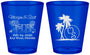 Custom Wedding Plastic Shot Glasses - Beach | 423