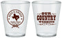 Custom Wedding Plastic Shot Glasses - Country Texas | 424